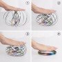 Кінетичні кільця - Magic Ring Іграшка-антистрес Торофлакс Toroflux Цвет Мультиколор-Toroflux