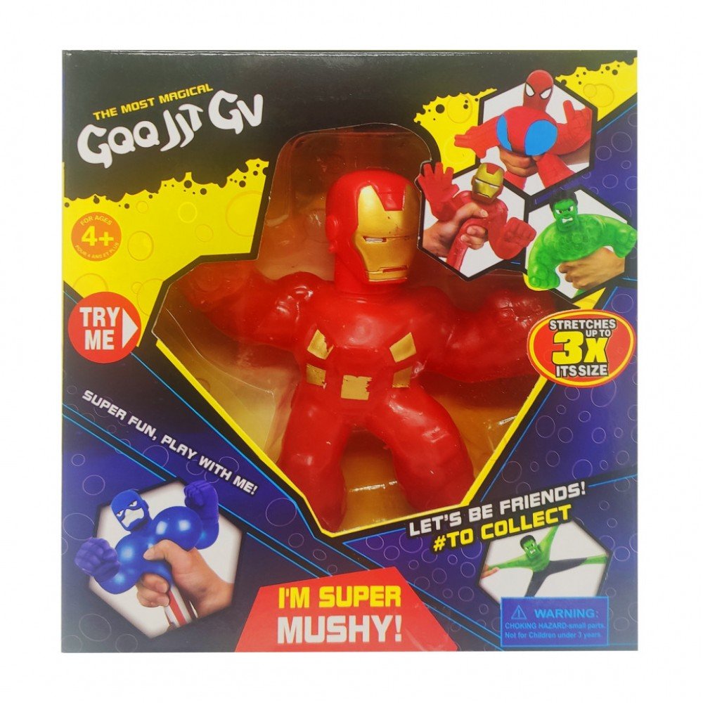 Игрушка антистресс BD-63 герой тянучка Железный-человек