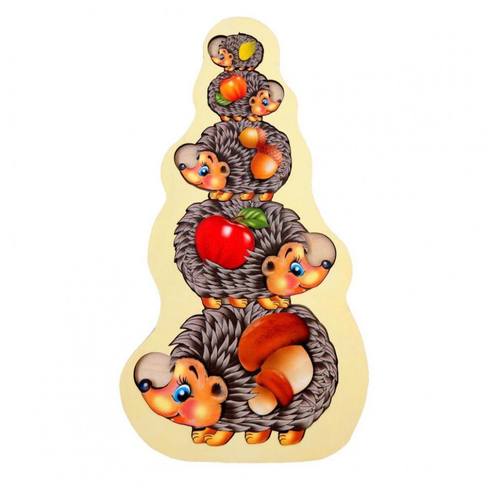 Настольная игра-сортер "Ежики" Ubumblebees (ПСД045) PSD045 больше-меньше Настольная игра-сортер "Ежики" Ubumblebees (ПСД045) PSD045 больше-меньше