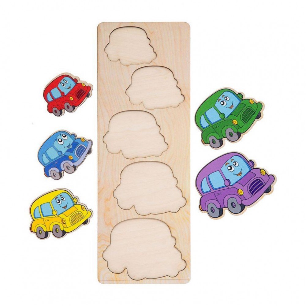 Настольная игра-сортер "Машинки" Ubumblebees (ПСД066) PSD066 больше-меньше Настольная игра-сортер "Машинки" Ubumblebees (ПСД066) PSD066 больше-меньше