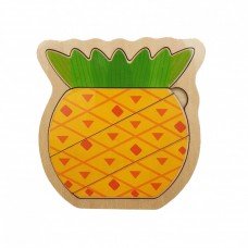 Деревянная игрушка Пазлы MD 2283 Ананас