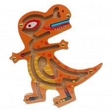 Деревянная магнитная игрушка Лабиринт MD 1792-1 (Тиранозавр)