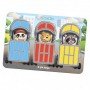 Деревянный пазл-сортер "Коляски" Ubumblebees (ПСФ089) PSF089, 27 деталей и 12 карточек