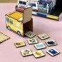Деревянная настольная игра "Служебный транспорт" Ubumblebees (ПСФ027) PSF027 сортер-комодик
