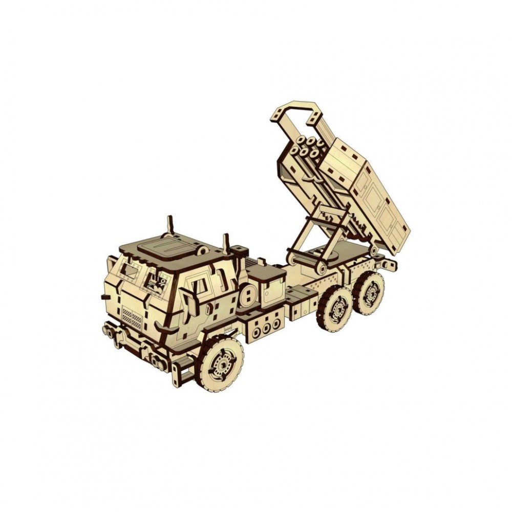 Деревянный конструктор "HIMARS" Pazly UPZ-004 308 деталей