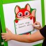 Магнитная доска "Лисица" с маркером Vladi Toys VT3601-21 укр.