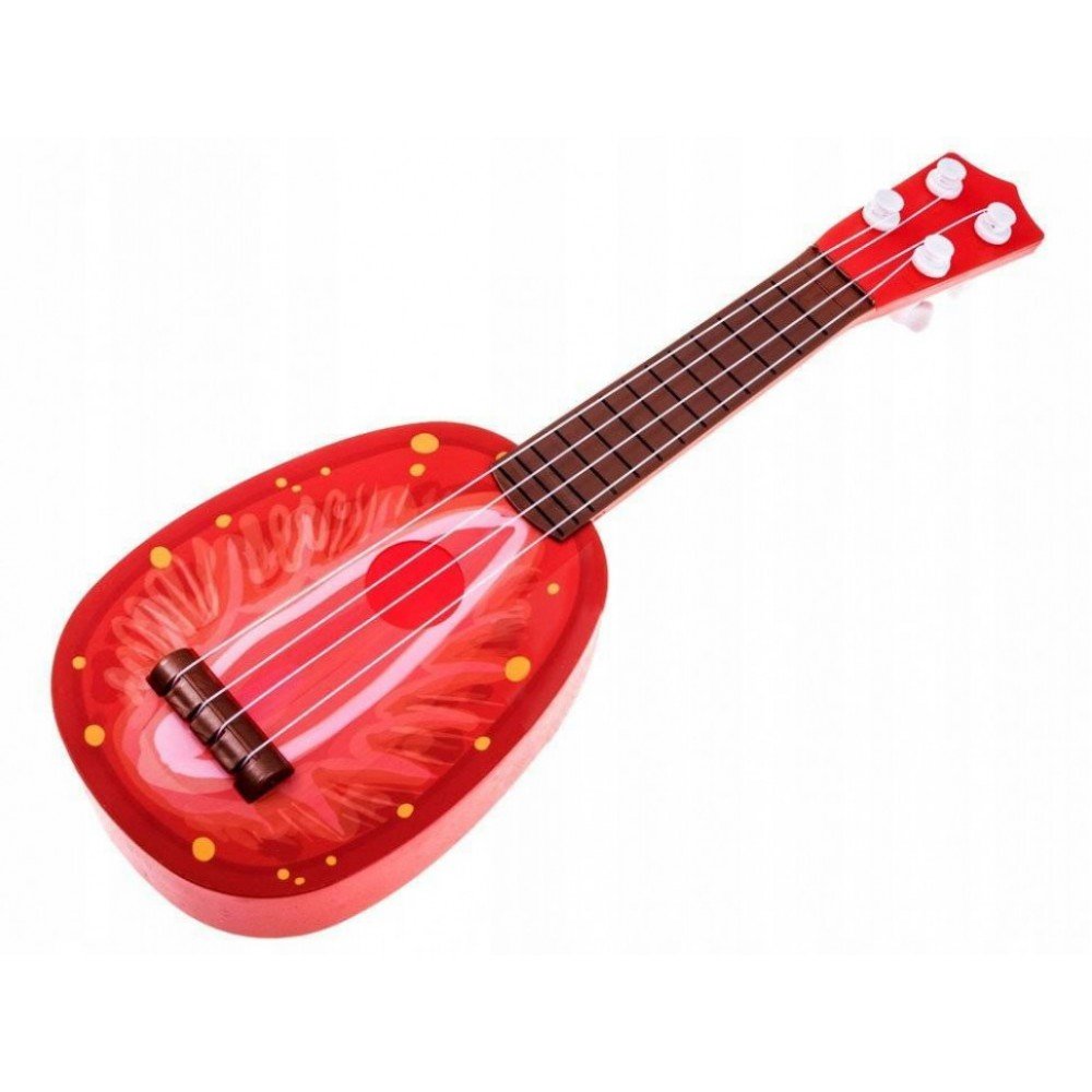 Гитара игрушечная Fan Wingda Toys 819-20, 35 см Клубника