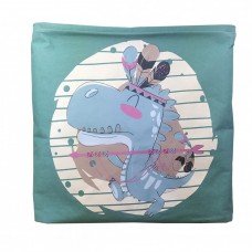 Корзина для игрушек CLR618 хлопок, водонепроницаемая пропитка, 50*40*50 см Динозавр