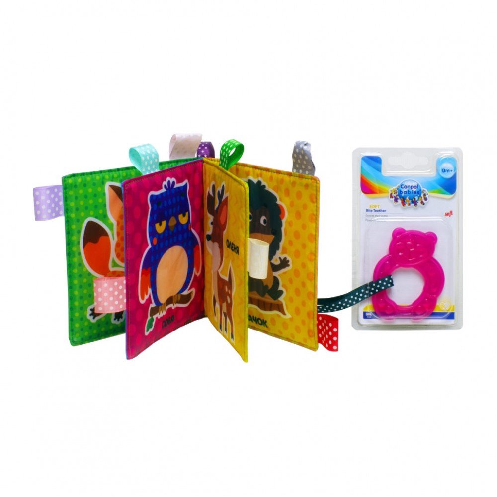 Мягкая книжка-шуршалка "Зайчик" Книжковий хмарочос 403761 с прорезывателем                                                                             Мягкая книжка-шуршалка "Зайчик" Книжковий хмарочос 403761 с прорезывателем