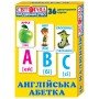 Детские развивающие карточки "Английский алфавит" 13106047, 36 карточек