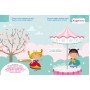Детские наклейки с книгой "Принцессы" 879008 на укр языке