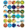 Детская развивающая книга Веселые улыбки Пёсик 402931 с наклейками