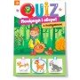 Детская развивающая книга "Подумай и выбери, с попугаем" QUIZ 120330 на укр языке