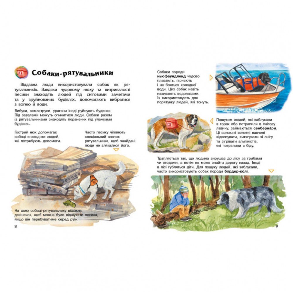Энциклопедия дошкольника Собаки 614035 для самых маленьких