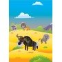 Детская развивающая книга Веселые улыбки Слоник 402948 с наклейками