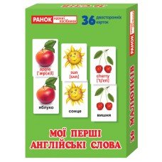 Детские развивающие карточки для изучения англ. языка 13106079У, 36 карточек