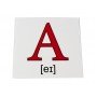 Развивающие карточки "Английский алфавит" 110х110 мм 101693 на англ языке
