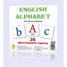 Развивающие карточки "Английский алфавит" 110х110 мм 101693 на англ. языке