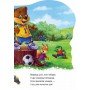 Детская книга "Дружные зверята Медвежонок" 393019 на укр языке
