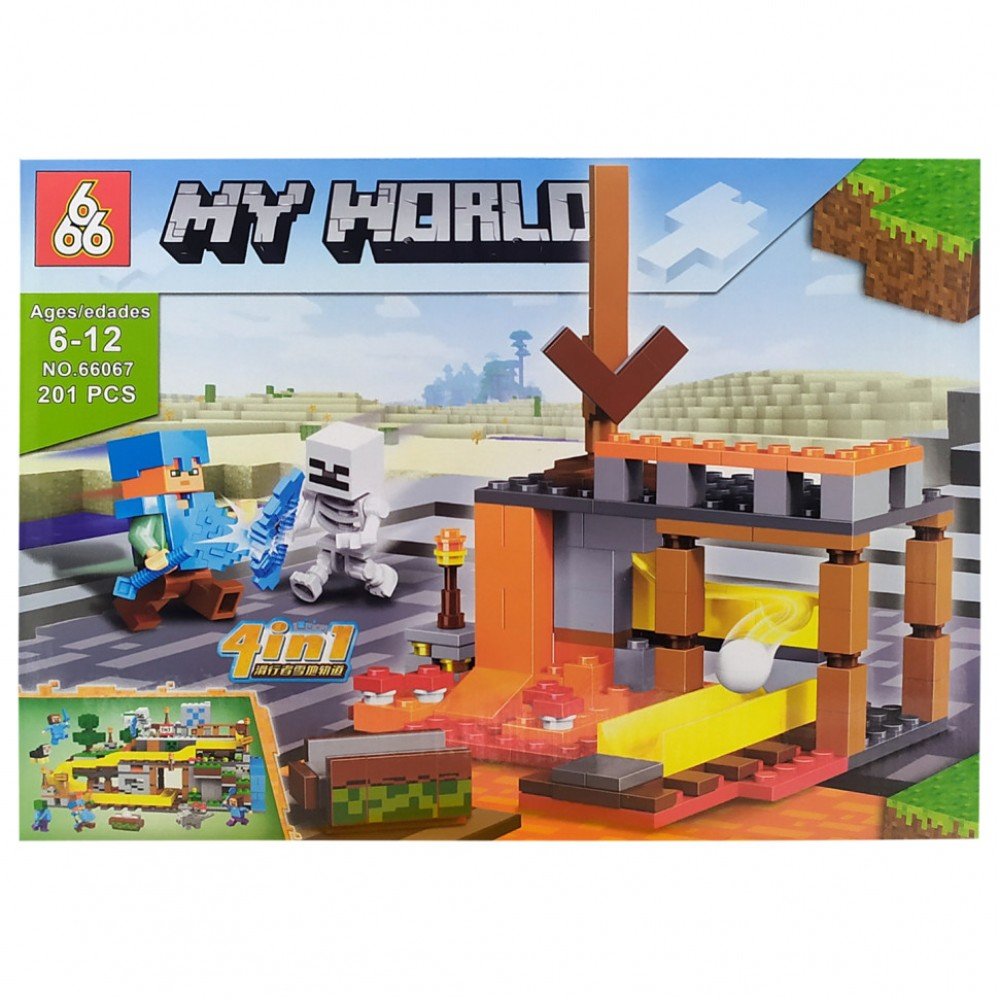 Конструктор "MINECRAFT" 66067, 201 деталь (Вид 4)
