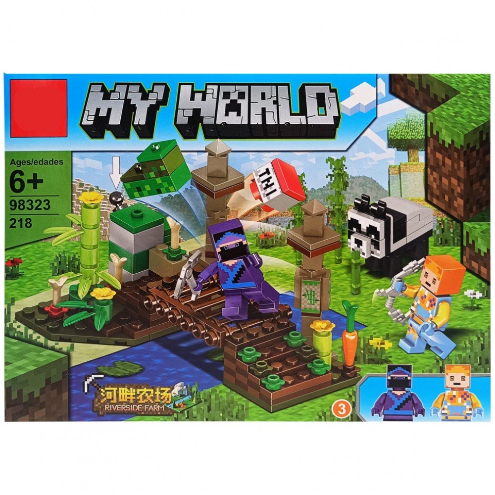 Детский Конструктор "MINECRAFT" 98323-03, 218 деталей