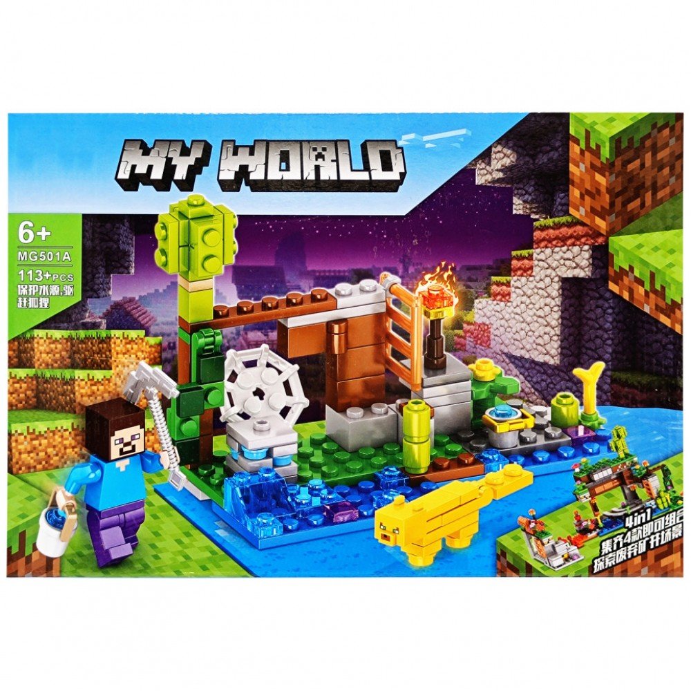 Конструктор детский "Minecraft" MG501A 113 деталей