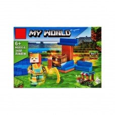 Конструктор детский Minecraft MG691 с фигуркой героя (Вид 6)