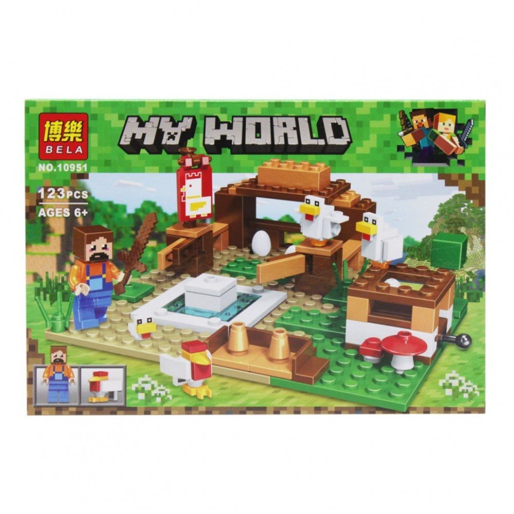 Детский конструктор "MINECRAFT" BELA 10948/49/50/51/52/53 10951