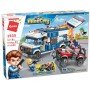 Детский конструктор Qman 1935Q полиция, машина, джип, фигурки, 608 дет