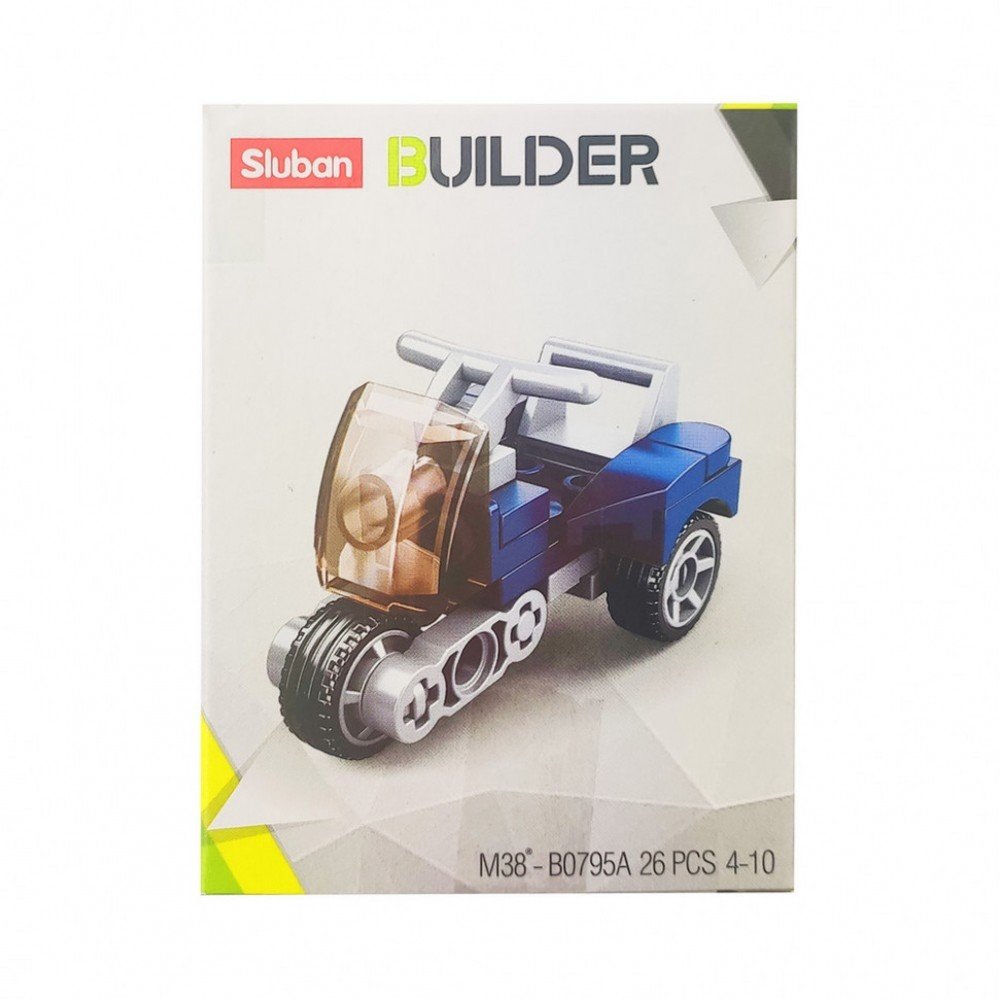 Детский конструктор Транспорт SLUBAN M38-B0795, транспорт, фигурка M38-B0795A