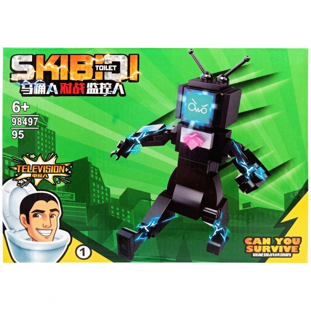 Конструктор "SKIBIDI TOILET" 98497-1, 95 деталей