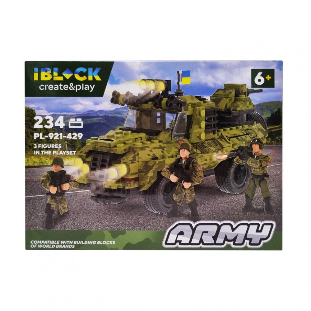 Конструктор Армия IBLOCK PL-921-429, 4 вида (Вид 1)