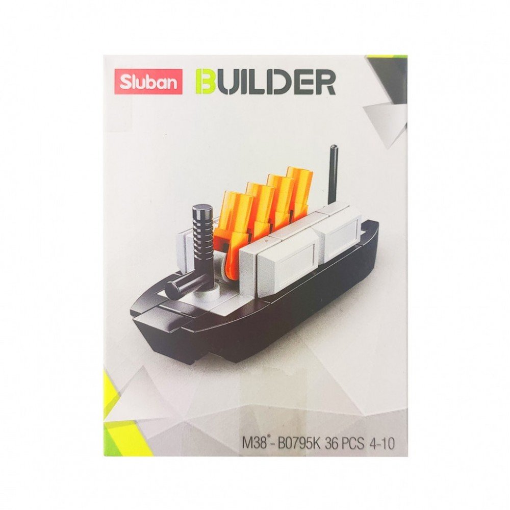 Детский конструктор Транспорт SLUBAN M38-B0795, транспорт, фигурка M38-B0795K