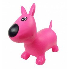 Прыгун-собачка MS1592 надувная Розовая