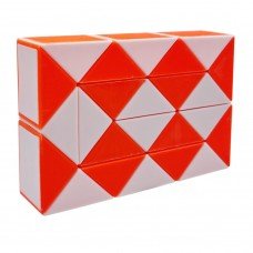 Головоломка Змейка Рубика 750-287, 24 элемента (Оранжевый)