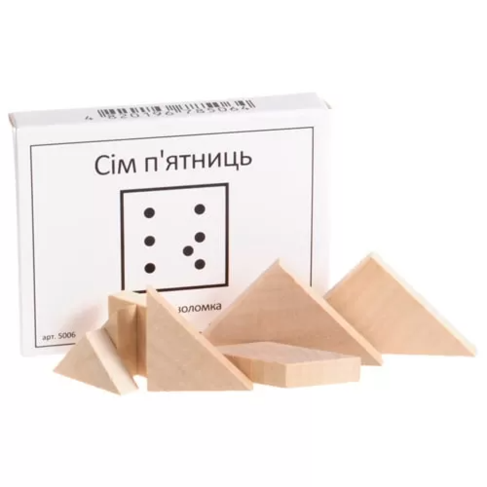 Мини головоломка Семь пятниц Заморочка 5006 деревянная