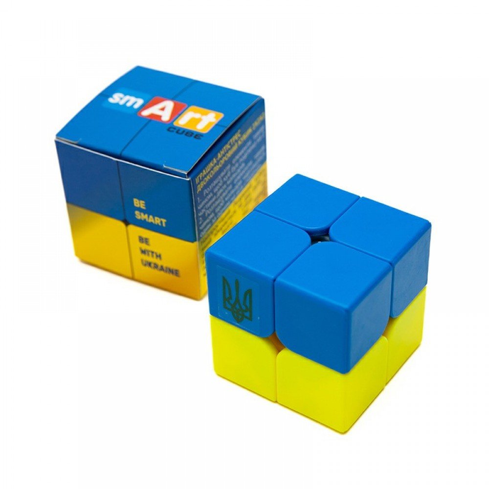 Головоломка Умный кубик 2х2х2 "Флаг Украины" SCU222 (Bicolor Smart Cube 2x2x2 "Ukraine")