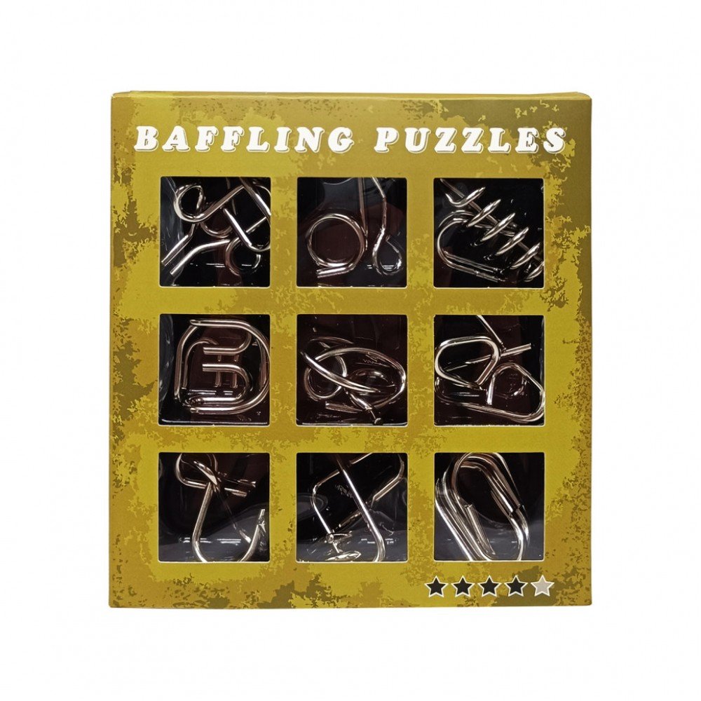 Набор головоломок металлических "Metal Puzzle" 1818-1/1818-2/1818, 9 штук в наборе