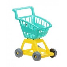Игровой набор Магазин тележка с корзинкой 693, 4 цвета (Бирюзовый)