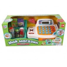 Игровой кассовый аппарат 7254 с корзиной продуктов