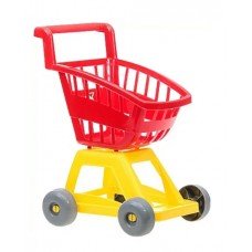 Игровой набор Магазин тележка с корзинкой 693, 4 цвета (Красный)