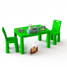 Игровой набор Кухня детская DOLONI-TOYS 04670/1 34 предмета, стол 2 стульчика 04670/2