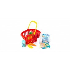 Игровой набор "Супермаркет" корзинка с продуктами 362B2, 3 цвета Красный