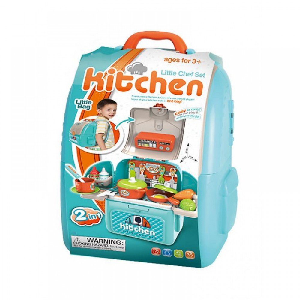 Детский игровой набор Кухня 008-966A с продуктами