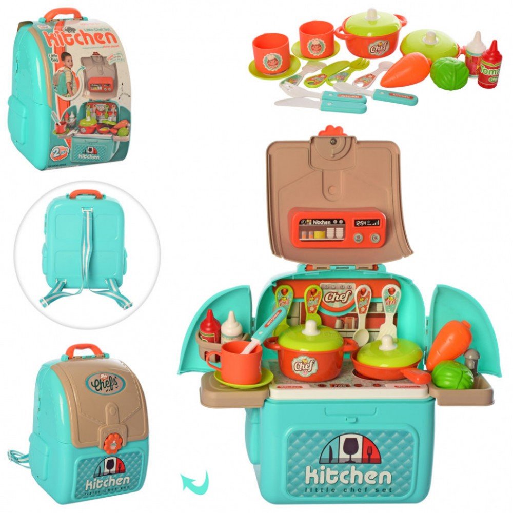 Детский игровой набор Кухня 008-966A с продуктами