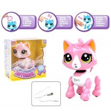 Интерактивная игрушка Смышленый питомец "Кот" DISON E5599-9 Розовый