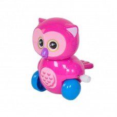Заводная игрушка 6621 "Сова" Розовый