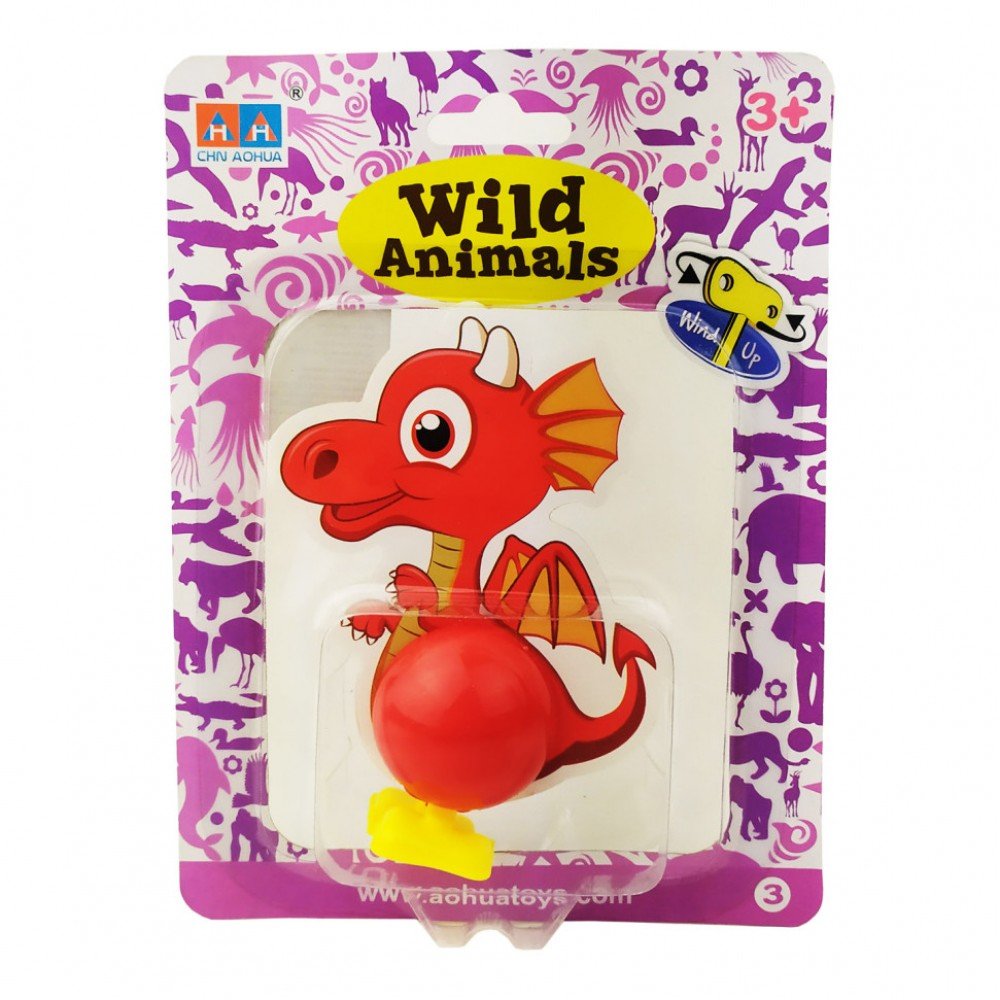 Игрушка заводная "Динозавр" 2030A 15 см Красный Игрушка заводная "Динозавр" 2030A 15 см Красный