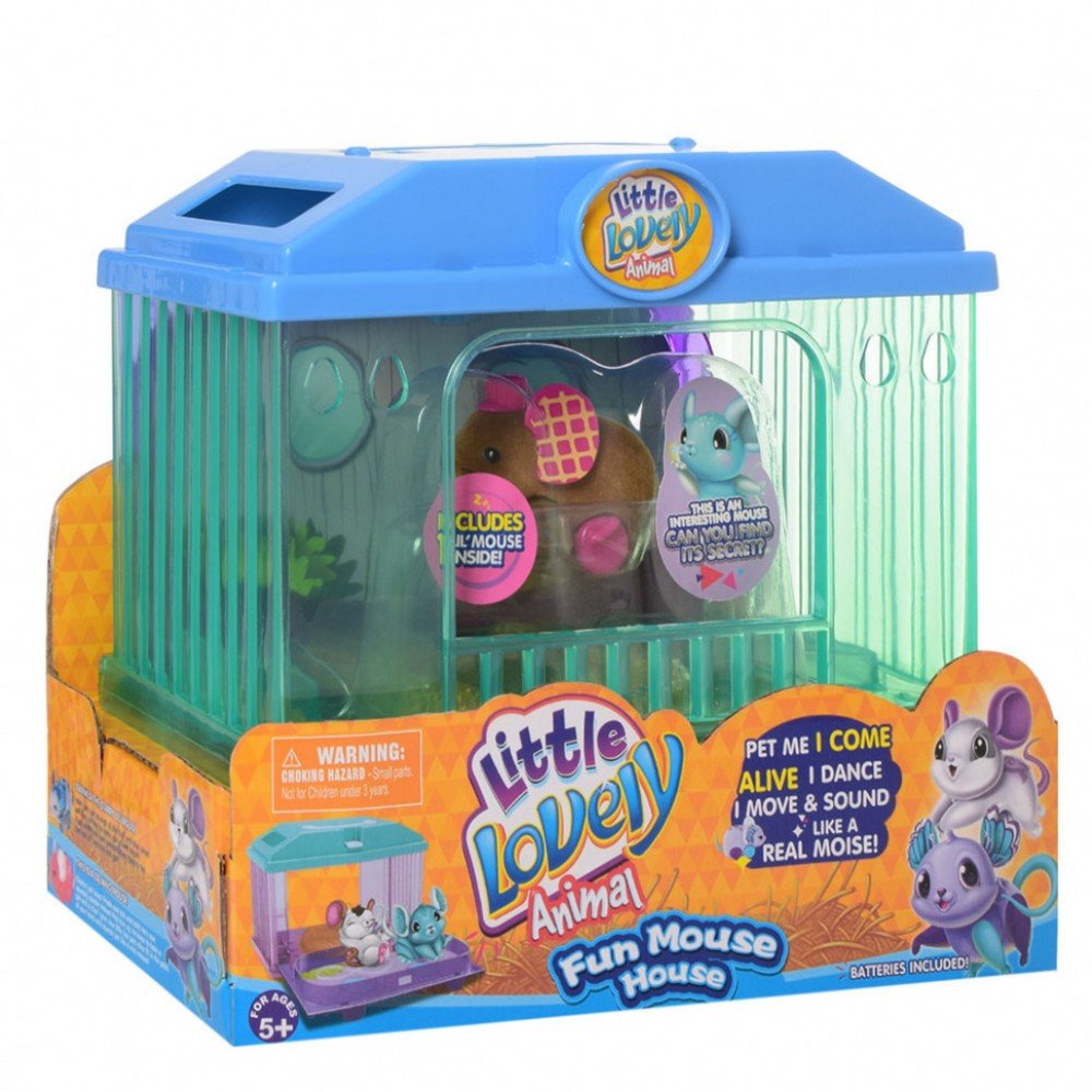 Игрушечное животное Мышка 2613 с боксом Коричневый Игрушечное животное Мышка 2613 с боксом Коричневый