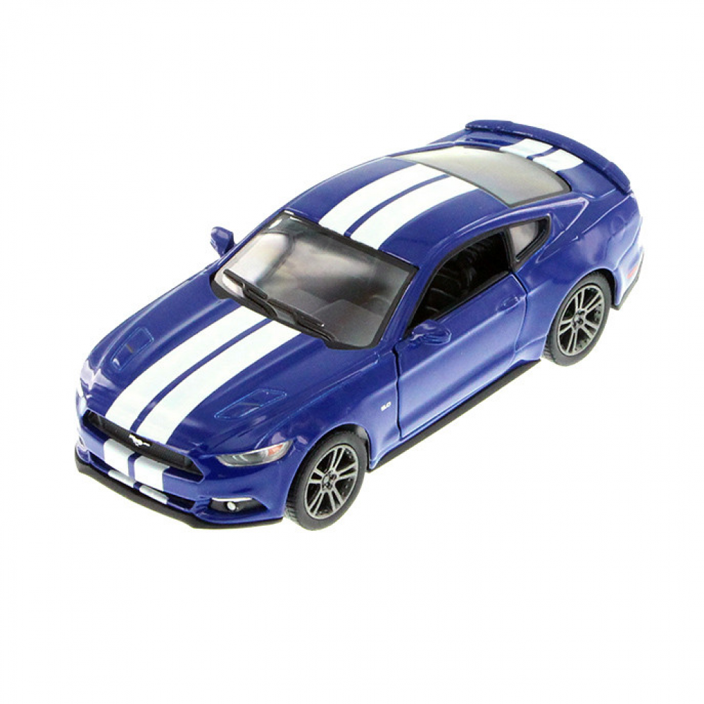 Детская модель машинки Ford Mustang GT 2015 Kinsmart KT5386FW, 1:38 Blue